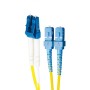 Brand-Rex HOPLC008020SC203 cavo InfiniBand e in fibra ottica 2 m 2x LC 2x SC Giallo