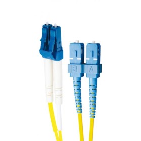 Brand-Rex HOPLC008030SC203 cavo InfiniBand e in fibra ottica 3 m 2x LC 2x SC Giallo