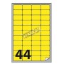 ETICHETTE A4 FLUO GIALLO 47 5X25MM (X210A406F-GI)