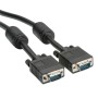 ROLINE HQ VGA CABLE  + FERRITE + DDC, HD15, M/M, 6 M NERO (11.04.5656)
