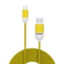 Celly PT-MC001-5Y cavo USB 1,5 m USB 2.0 Micro-USB A USB A Giallo (PT-MC001-5Y)