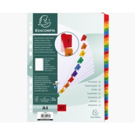 Exacompta 1131E divisore Cartone Bianco (1131E)