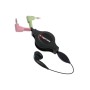 Hamlet Cavo retrattile Voip auricolare con microfono fino a 1.2 metri (XRCAUMI)