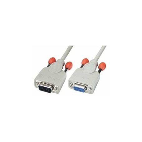 Lindy 0,5m RS232 Cable cavo di segnale Grigio (31518)