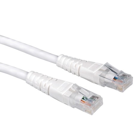 Value UTP Patch Cord, Cat.6, white 5 m cavo di rete Bianco U/UTP (UTP) (RO21.99.1566)