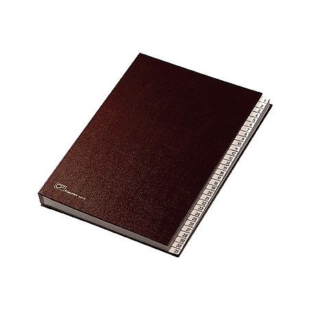 Fraschini Numerical Folder Finta pelle Rosso 240 x 340 mm (643-ER)