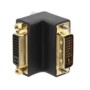 Kramer Electronics DVI-I (F) - DVI-I (M) Nero (AD-DF/DM/RA)