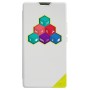 Wiko WiCUBE ROBBY custodia per cellulare Custodia a libro Bianco (WKPRFIWH3750)