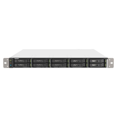 QNAP TS-h1090FU NAS Rack (1U) Collegamento ethernet LAN Nero, Grigio 7302P (TS-H1090FU-7302P-128G)