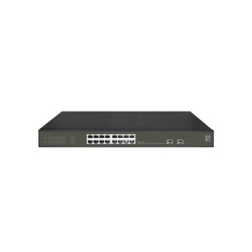 LevelOne GES-2118P switch di rete Gestito L2 Gigabit Ethernet (10/100/1000) Supporto Power over Ethernet (PoE) Nero (GES-2118P)