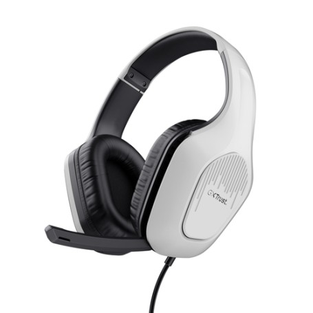 Trust GXT 415W Zirox Auricolare Cablato A Padiglione Giocare Bianco (25147)