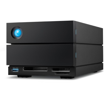 LaCie 2big Dock array di dischi 48 TB Desktop Nero (STLG48000400)