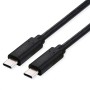 VALUE 11.99.9082 cavo USB USB4 Gen 3x2 1 m USB C Nero