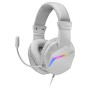 Mars Gaming MH122W cuffia e auricolare Cablato A Padiglione USB tipo A Bianco