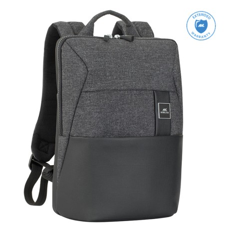 Rivacase 8825 borsa per notebook 33,8 cm (13.3") Zaino Nero (8825BKMELANGE)
