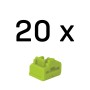 Lindy 47895 clip sicura Bloccaporte RJ-45 Verde Acrilonitrile butadiene stirene (ABS) 20 pz (LINDY47895)