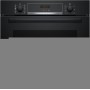 Bosch Serie 4 HQA574BB3 Forno con vapore da incasso 60 x 60 cm Nero Classe A+
