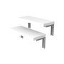 DEZCTOP ACC. 2 MENSOLE DA-DBSVM2-WH1 BIANCO