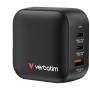 MINI GANCHARGER 70W 3 PORT US PLUG WITH EU/UK ADAP (32229)