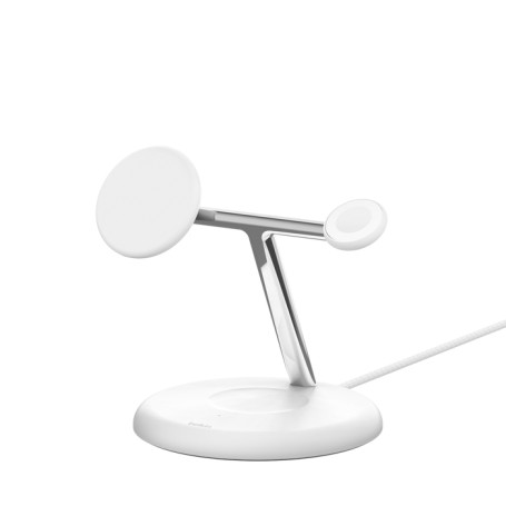 Belkin WIZ023VFWH Caricabatterie per dispositivi mobili Cuffie, Smartphone, Orologio intelligente Bianco USB Carica wireless Int