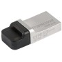 Transcend JetFlash 880 OTG 32GB unità flash USB USB Type-A / Micro-USB 3.2 Gen 1 (3.1 Gen 1) Nero, Argento (TS512GJF920)