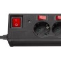 Goobay 72567 protezione da sovraccarico Nero 6 presa(e) AC 230 V 1,5 m