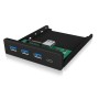 ICY BOX IB-HUB1418-i3 5000 Mbit/s Nero (60432)