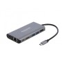 DeLOCK 87683 replicatore di porte e docking station per notebook Cablato USB 3.2 Gen 1 (3.1 Gen 1) Type-C Grigio (87683)