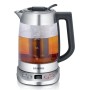 Glas Tee-/Wasserkocher Deluxe WK 3480 (edelstahl/transparent, 1,7 Liter)