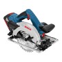 Bosch GKS 18V-57 G Professional 16,5 cm Nero, Blu, Grigio, Rosso 3400 Giri/min (06016A2101)