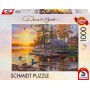 Darrell Bush: Bootshaus mit Kanus (1000 Teile) (58532)