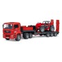 MAN TGA Tieflader mit Manitou Teleskoplader MLT 633 (02774)