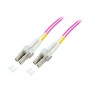 Alcasa 3m LC/LC cavo a fibre ottiche OM4 Viola (LW-803LC4)