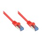 Alcasa Cat6a 2m cavo di rete Rosso S/FTP (S-STP) (8060-H020R)