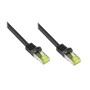 Alcasa 0.15m Cat7 RJ-45 cavo di rete Nero 0,15 m S/FTP (S-STP) (8070R-002S)
