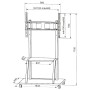 Techly ICA-TR30 Supporto per display espositivi 2,54 m (100") Nero (ICA-TR30)