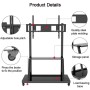 Techly ICA-TR30 Supporto per display espositivi 2,54 m (100") Nero (ICA-TR30)