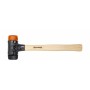 Schonhammer Safety, mittelweich / hart (schwarz/holz,  30mm) (26611)