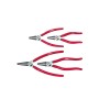 Sicherungsringzangen-Set Classic, mit MagicTips (rot, 4-teilig) (34708)