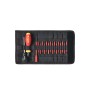 Drehmoment-Schraubendreher Set TorqueVario-S electric (rot/gelb, 19-teilig, 0,8 - 5Nm) (36791)