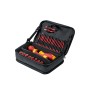 Schraubendreher mit Bithalter 1/4" electric slimVario Set (rot/gelb, 32-teilig, mit slimBits und Stubby) (43465)