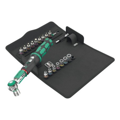 Drehmomentschlssel Safe-Torque A1 SHK Set 1, 20?teilig (schwarz/grn, 1/4" Vierkant, 2-12 Nm) (05136073001)
