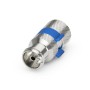 Easy-Installation IEC/Koax-Buchse (silber/blau, 6,5 - 8,0 mm) (58813)