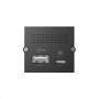 Bachmann 917.229 presa energia USB A + USB C Nero