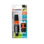 Spritzen-Satz 13mm (1/2") Sb (grau/orange, mit Wasserstop) (18288-20)