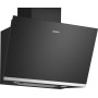 Siemens iQ500 LC81KAN60 cappa aspirante Cappa aspirante a parete Nero, Acciaio inox 432 m³/h A+