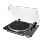 Audio-Technica AT-LP70XBT Giradischi con trasmissione a cinghia Nero, Argento Completamente automatico (AT-LP70XBTBS)