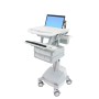 Ergotron StyleView Alluminio, Grigio, Bianco Computer portatile Carrello multimediale (SV44-1161-2)