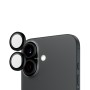 PanzerGlass PG Hoops Black iPhone 16 6.1/6.7Inch Pellicola proteggischermo trasparente Apple 1 pz (1283)