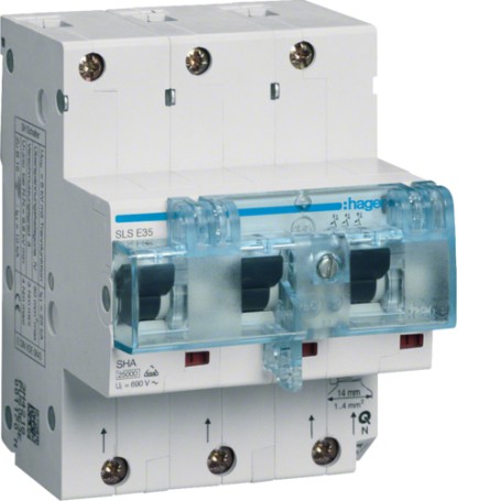 Hager HTN335E interruttore elettrico 3P Grigio (HTN335E)